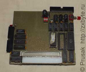 Тестовая плата до начала работ по расширению