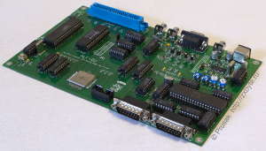 Собранная плата приставки Эльф-2016