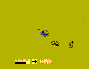 Скриншот игры «Луноход» для приставки Эльф