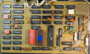 Плата крупным планом