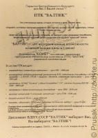 Реклама компьютера «Балтик» в журнале «Радиолюбитель»