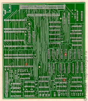 Схема мест, где нужно резать проводники.