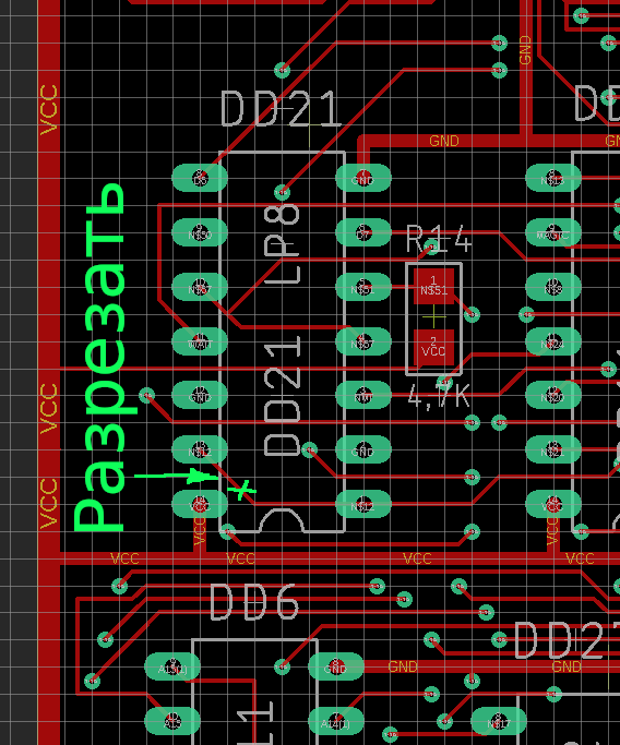 Доработка верхней части платы