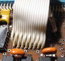 Соединение платы «Байта» и клавиатуры