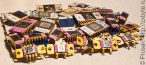 «Жёлтые» микросхемы. Ня :)