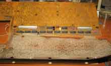 Плата клавиатуры полностью разобрана