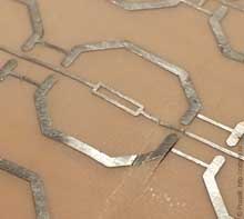 Трещины на гибкой плате клавиатуры компьютера «Байт»