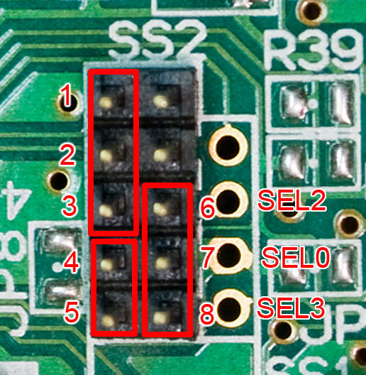 Дополнительные перемычки дисковода Epson SD-700