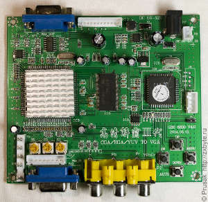 Конвертер GBS 8200 с доработкой для избавления от белых точек на изображении