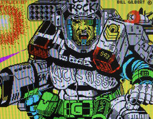 Скриншот с монитора, подключенного через плату RGB-VGA (не обращайте внимания на муар, это побочный эффект при съёмке с экрана монитора на длительной выдержке)