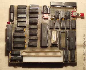 Тестовая плата после окончания работ по расширению