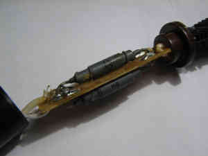 Дроссели на разъёме питания компьютера «Байт»