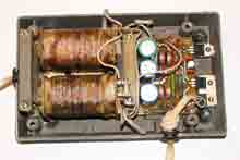 Внутренности блока питания компьютера «Байт» выпуска после мая 1994