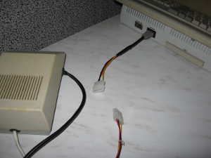 Подключение блока питания AT к компьютеру «Байт»