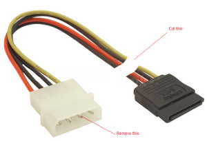 Подключение блока питания AT к компьютеру «Байт»