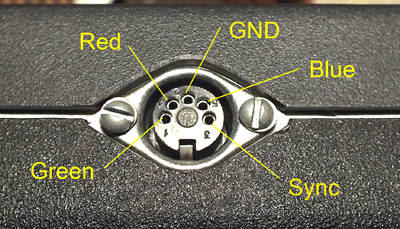 Распиновка видеовыхода компьютера «Этон»