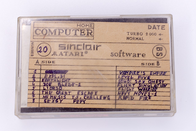 Кассета с играми для ZX-Spectrum