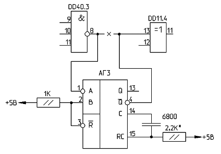 Укорачивание длительности строчного синхроимпульса в компьютере «Ленинград»