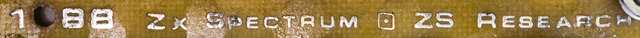 Копирайт Зонова на плате 1988 года