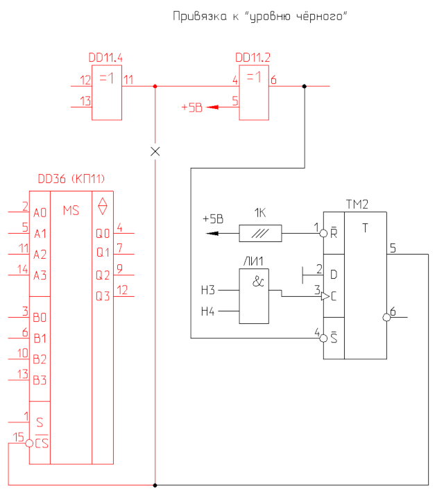 Доработка компьютера «Ленинград» для привязки к уровню черного