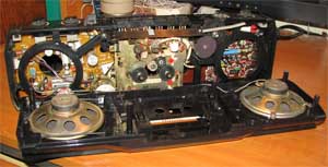 Магнитола Беларусь РМ-220С в разобранном состоянии