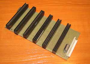 Соединительная плата (корзина) на ISA-слотах