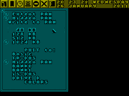 Экран программы «Setup»