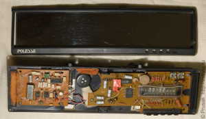 Автомобильное зеркало с часами «Полесье»