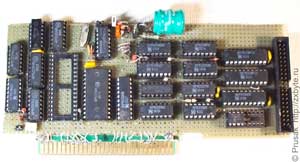SMUC на дискретных элементах с часами КР512ВИ1, включенными по схеме от 286-го компьютера