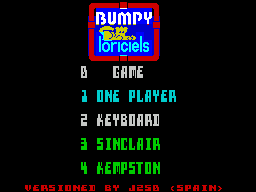 Заставка игры Bumpy
