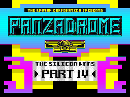 Заставка игры Panzadrome