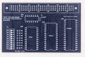 Плата тестового ПЗУ для компьютера Байт
