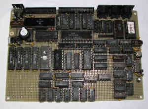 Плата самодельного ЮТ-88 (КР580ВИ53 ещё не установлена)